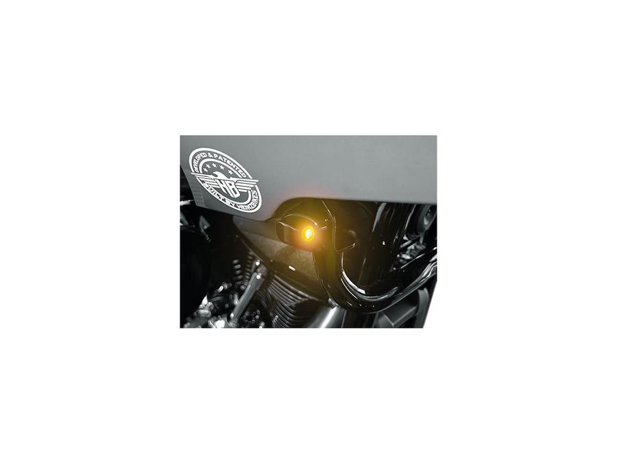 Harley Davidson FXLRST [2022-2025] -NANO ST LED Blinker, Anodisé Black