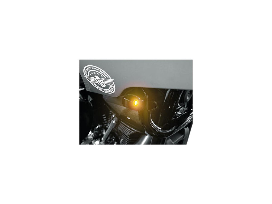 Harley Davidson FXLRST [2022-2025] -NANO ST LED Blinker, Anodisé Black