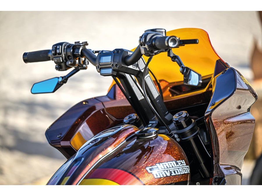 Harley Davidson Fxlrst [2022-2024]-Club-style pullback riser kit for digital