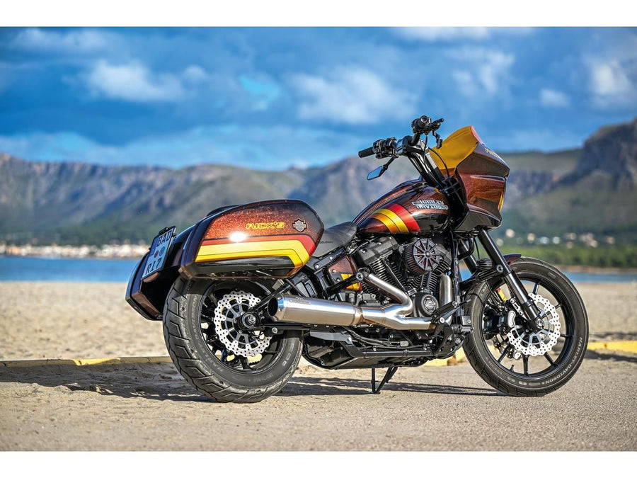 Harley Davidson Fxlrst [2022-2024]-Club-style pullback riser kit for digital