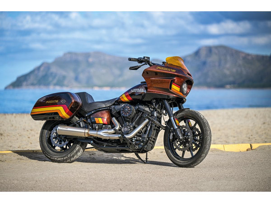 Harley Davidson Fxlrst [2022-2024]-Club-style pullback riser kit for digital