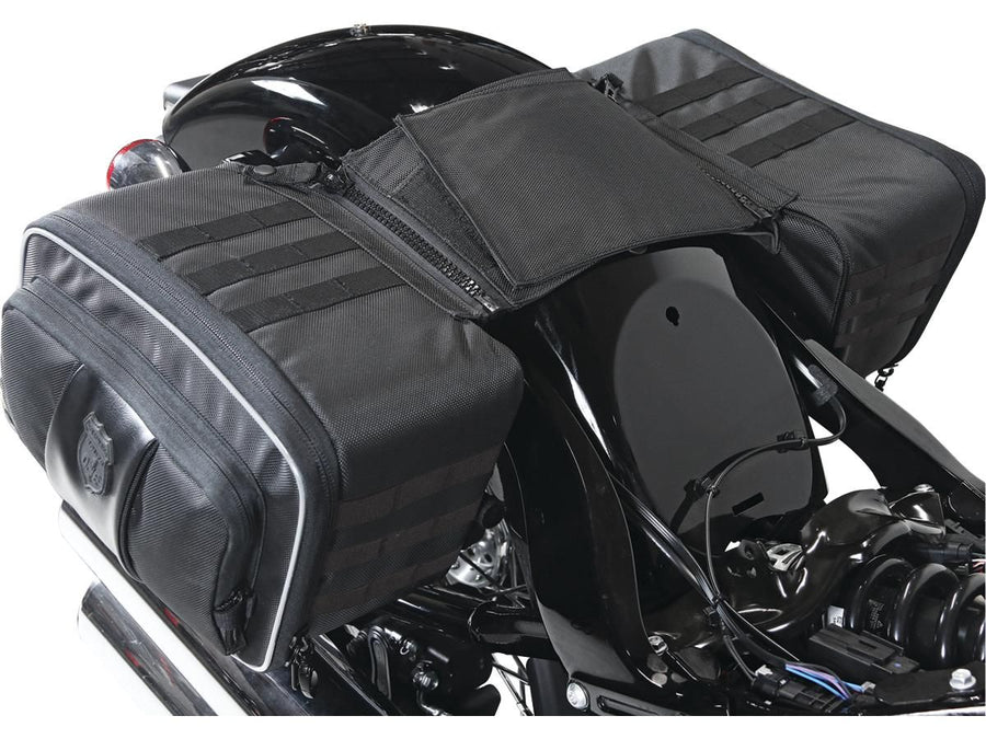 Harley Davidson Softail [2000-2017]-Route 1 Road Trip saddlebags black