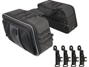 Harley Davidson Softail [2000-2017]-Route 1 Road Trip saddlebags black-9