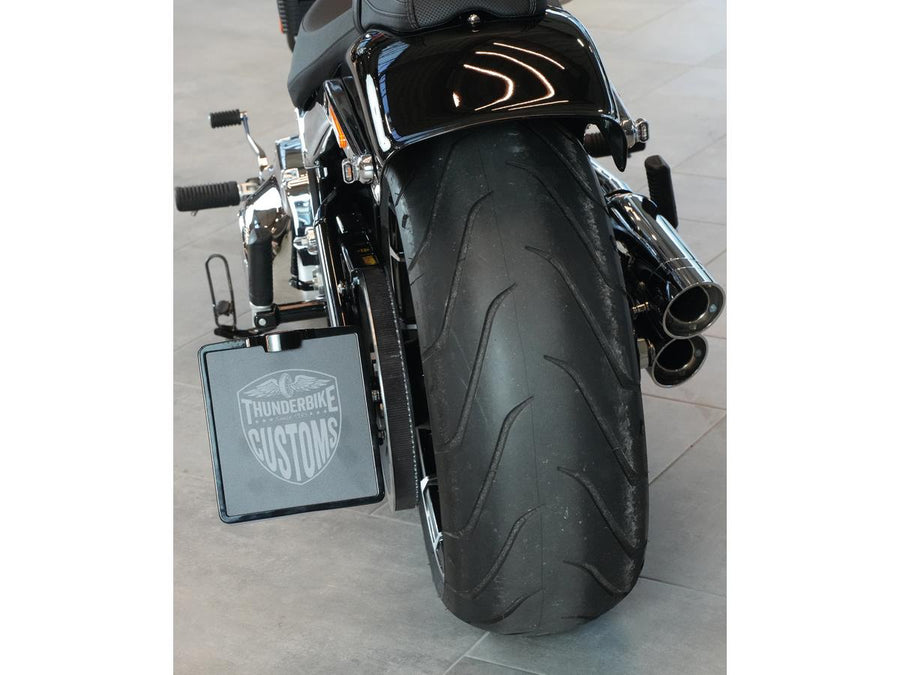Harley Davidson Softail [2018-2024] - Poste de plaque d'immatriculation de taille de mémoire par assemblage parallèle