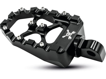 Harley Davidson Sportster [1991-2020] -mx Evolution repose-pieds anodisés noirs - 0