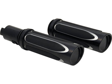 Harley Davidson Flhxse [2023-2025] -Deep Cut Comfort Handles Black 1 "Gas Train par