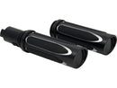Harley Davidson Flhxse [2023-2025] -Deep Cut Comfort Handles Black 1 "Gas Train par-4