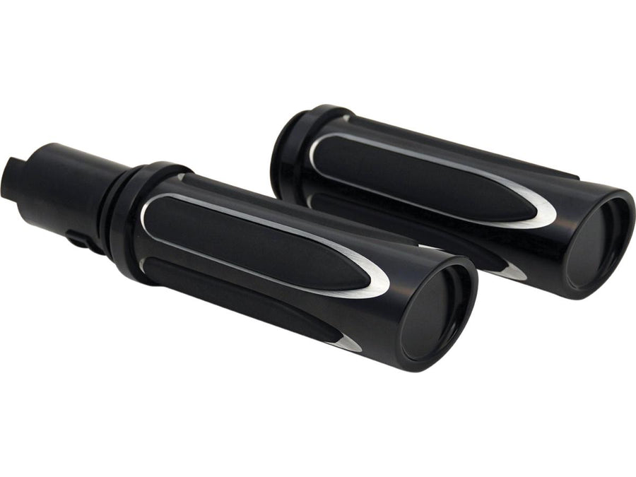 Harley Davidson Flhxse [2023-2025] -Deep Cut Comfort Handles Black 1 "Gas Train par