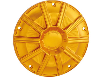 Harley Davidson Touring [2016-2024]-10-gauge derby cover gold anodized - 0