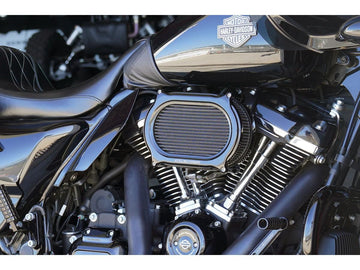 Harley Davidson FLFBS 114 [2018-2020] -stage 2 Filtre d'air de mise à niveau ovale noir - 0