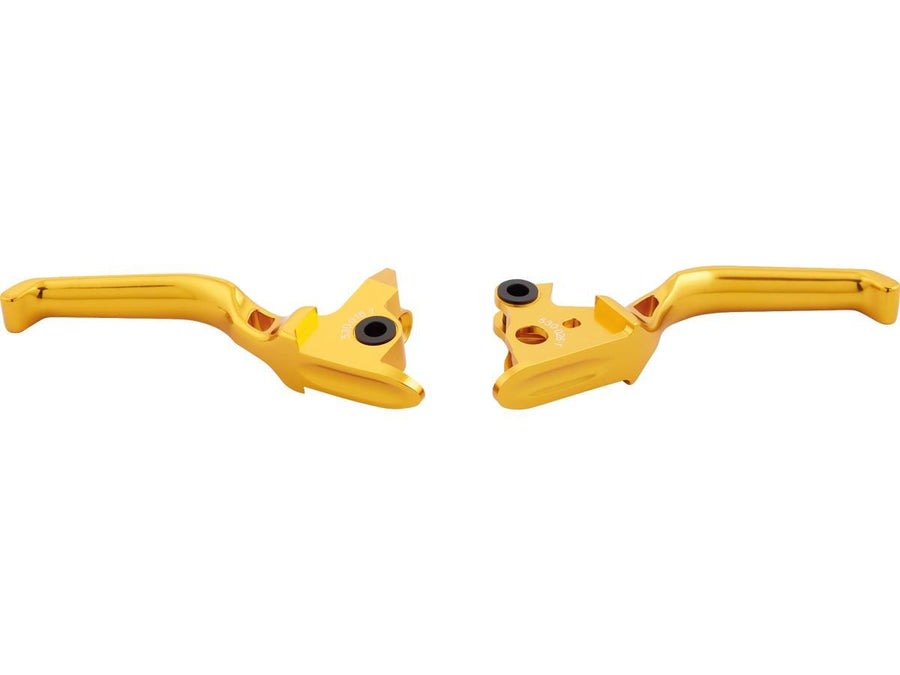 Harley Davidson Touring [2008-2013]-Method hand lever gold anodized cable coupling