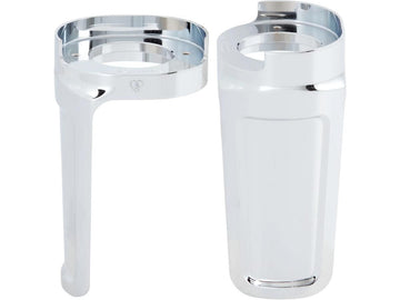 Harley Davidson Touring [2014-2024]-Method fork protection for excavators chrome - 0