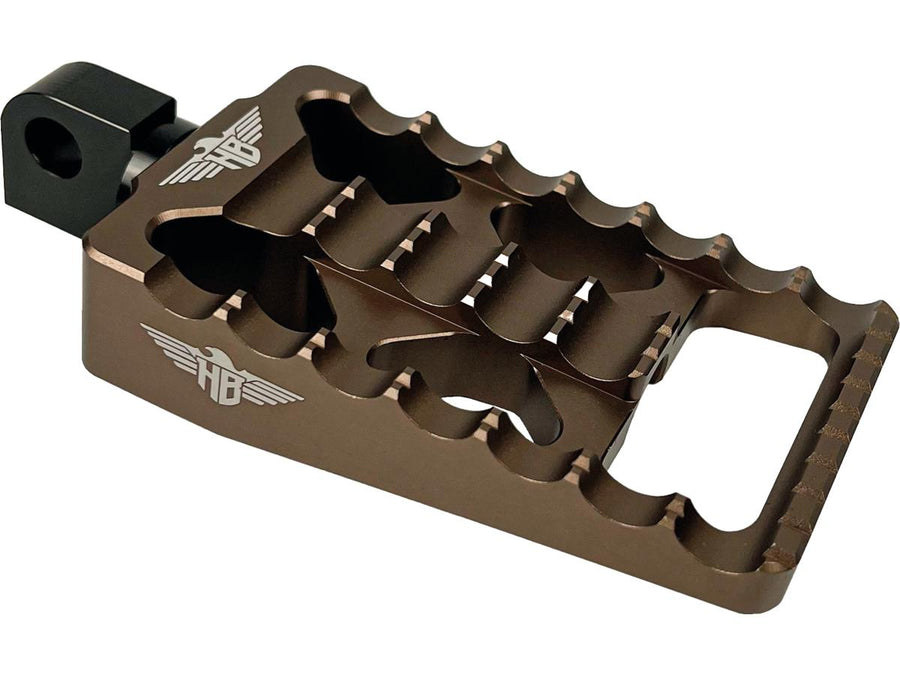 Harley Davidson Softail [2018-2025] -MX V1 Bronze de pied anodisé