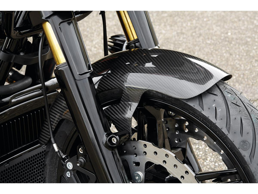 Harley Davidson Flhxse [2023-2024] -Cafe Fibre de carbone Fiche de protection des roues avant 19 "