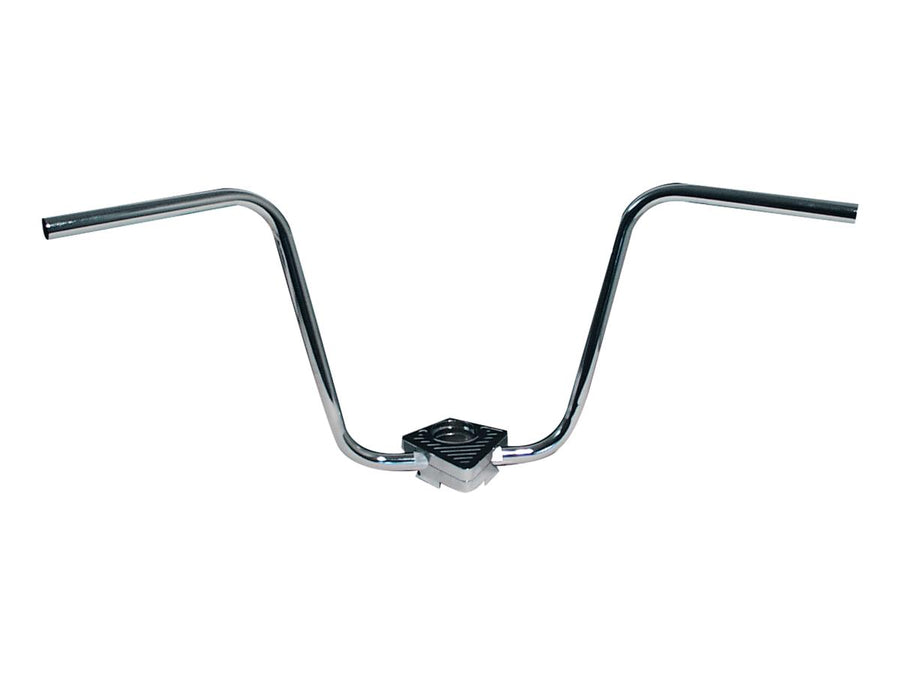 Gar guide de cintre de singe Harley Davidson-400 avec bosses, chrome à 3 trous, 1 "gaz par fil