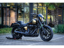 Harley Davidson Softail [2018-2025] – Mini Trittbrett Fußrasten Set Schwarz Satin-15