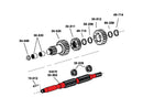 Harley Davidson RevTech 5 in 4 [2000-2020] – 4/5-GANG HAUPTWELLE Getriebe Hauptwelle-4
