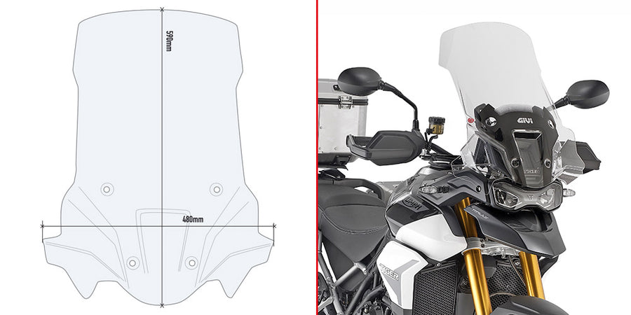 TRIUMPH TIGER 900 [2020-2022] - Windschutzscheibe für Tiger 900 Rally