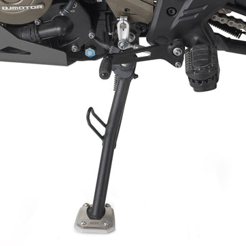 Qj Motor SRT 600 SX [GIVI] - Fuß-Verbreiterung aus Aluminium und Edelstahl für den Original Seitenständer