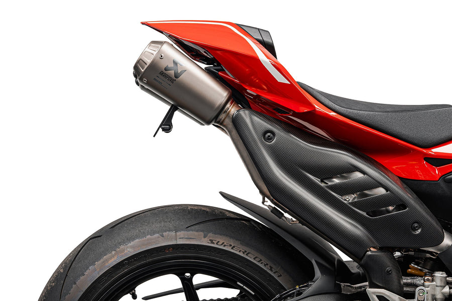 Ducati Panigale V4 R [2026+] - Dynamischer verstellbarer Kennzeichenhalter für Akrapovic