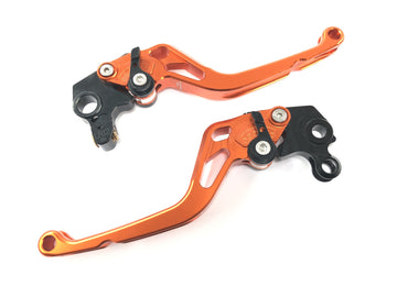 KTM Duke 690 A3 [2012] - Jeu de leviers de frein Probrake levier de frein levier d'embrayage réglable orange aluminium avec ABE