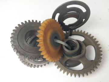 Yamaha XT 600 E 3UW - Gears right engine half complete - 0