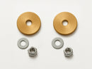Ducati 500 600 650 SL Pantah [GOLD] - Kettenspanner Deckel Blende Schwinge-1