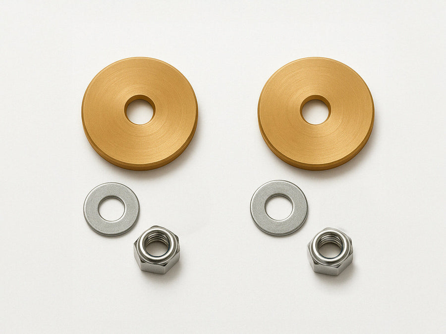 Ducati 500 600 650 SL Pantah [GOLD] - Kettenspanner Deckel Blende Schwinge