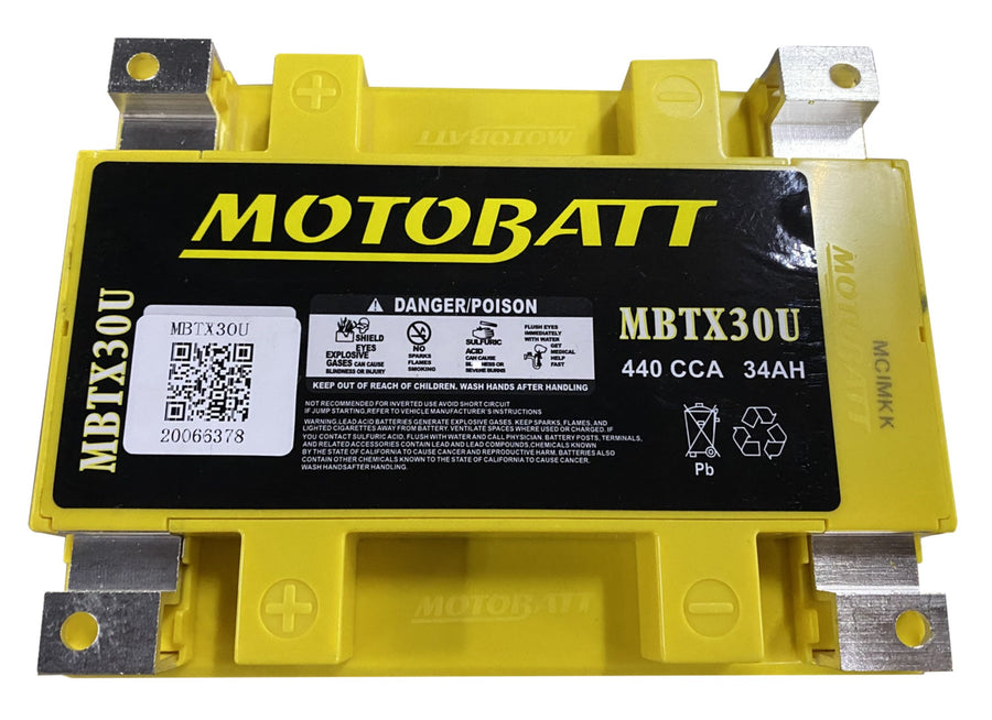 HARLEY-DAVIDSON FLHTCU [2012-2014] - MBTX30U Yellow 12V34Ah 440CCA