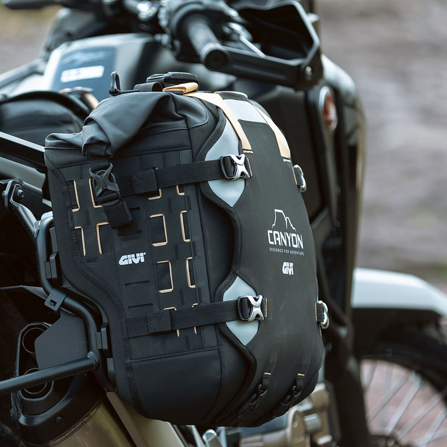 CANYON Wasserdichte Seitentasche, 25 Liter – mit Monokey CAM-Side System, mit Versatz