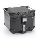 Top case aluminium noir Trekker Outback EVO Monokey – 42 litres / SMART SECURITY LOCK