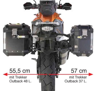 KTM Super Adventure R 1290 [2017–2020] – Stahlrohr-Seitenkofferträger Cam-Side