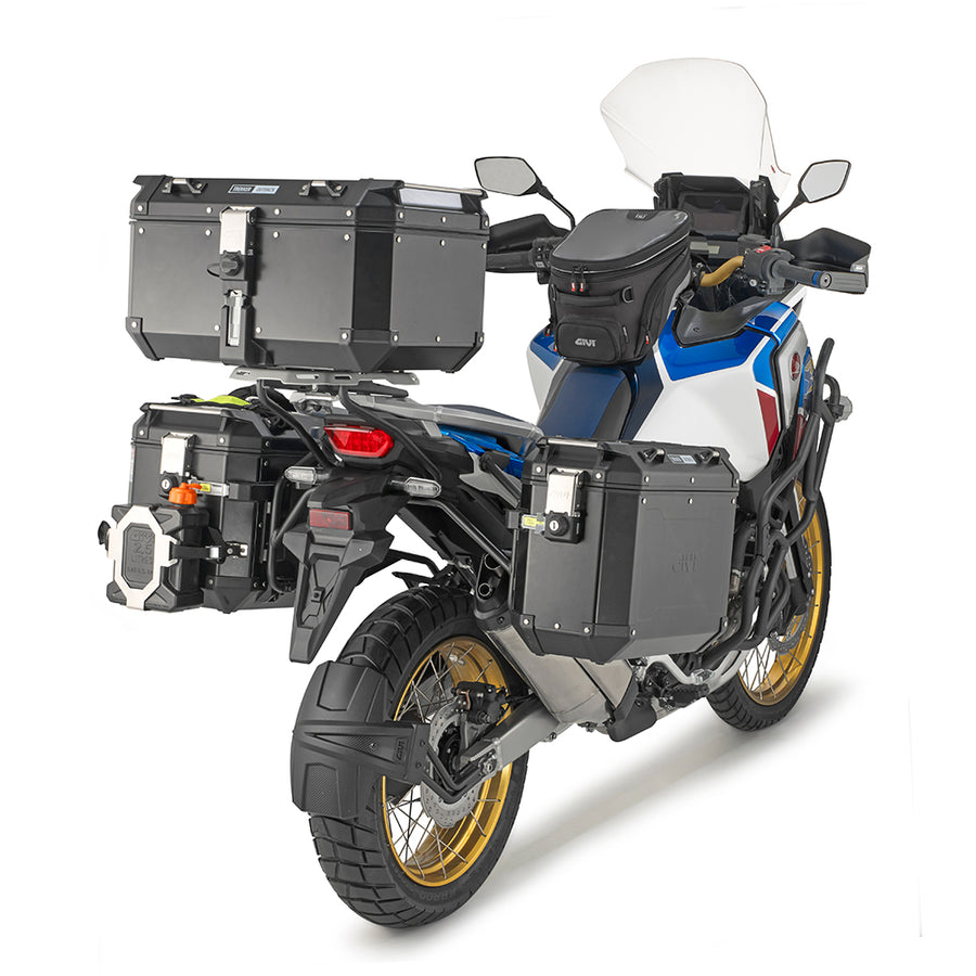 Alu-Seitenkoffer Trekker Outback EVO 48, schwarz – Rechts, 48 Liter / SMART SECURITY LOCK