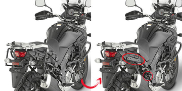 Suzuki DL 650 V-Strom [GIVI] - Seitenkoffer-Träger abnehmbar für MONOKEY® oder RETRO FIT Koffer nicht kompatibel mit