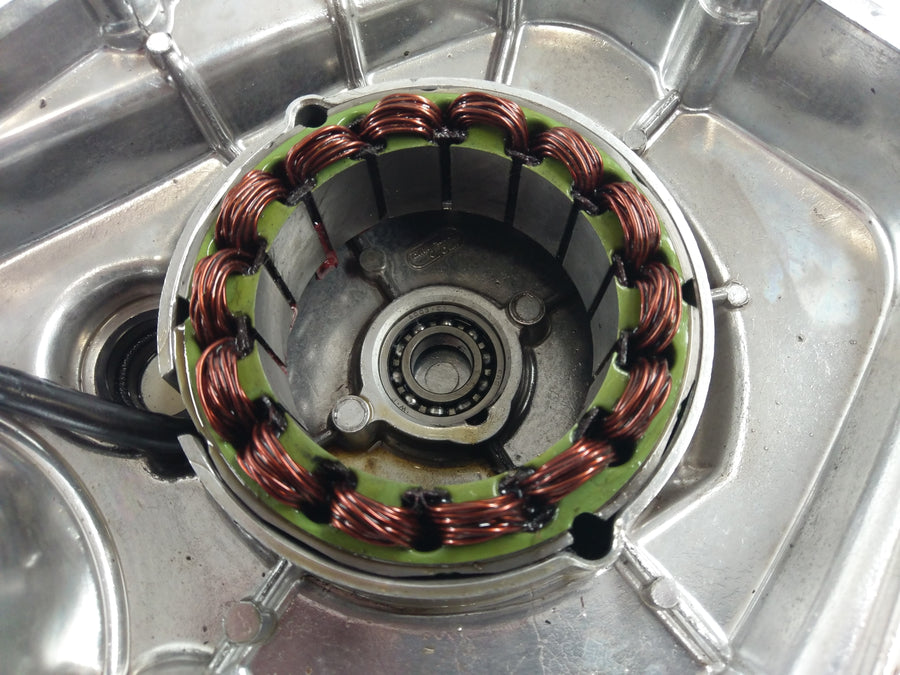 Ducati Pantah 500 SL [1982] - Alternator cover with stator