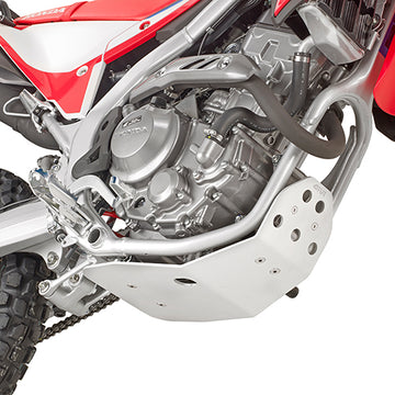 Honda CRF 300 L [GIVI] - Pare moteur en aluminium satiné et anodisé épaisseur 5mm