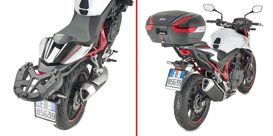 Honda CB 750 Hornet [2023-2025] - Support top case pour Monokey/Monolock, avec plaque M5