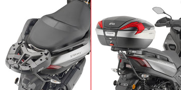 Yamaha X-Max 300 [GIVI] - Top case carrier for MONOKEY® or MONOLOCK® cases to be mounted with the MONOKEY® plate M5