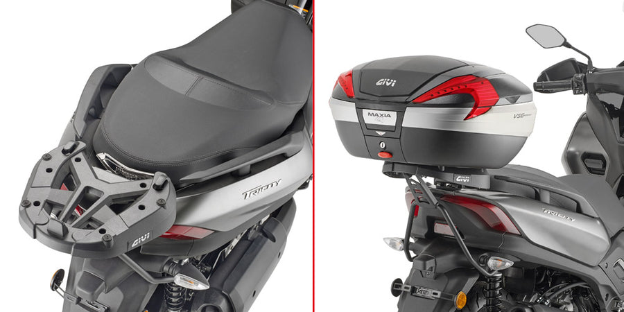 Yamaha X-Max 300 [GIVI] - Topcase Träger für MONOKEY® oder MONOLOCK® Koffer zu montieren mit der MONOKEY® Platte M5