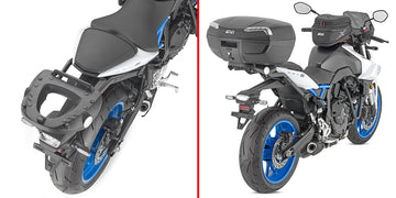 Suzuki GSX 8R [GIVI] - Top case carrier for MONOLOCK® cases to be mounted with the MONOLOCK® plate M5M and M6M or the