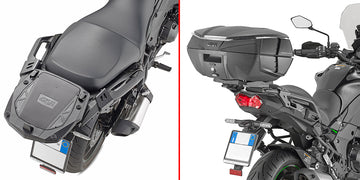 Kawasaki Versys 1000 [GIVI] - Support top case pour valises MONOKEY® avec plaque MONOKEY®