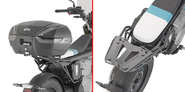 BMW CE 02 [GIVI] - Support top case pour valises MONOKEY® ou MONOLOCK® à monter avec la platine MONOKEY® M5