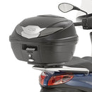 Piaggio Medley 125-150 [GIVI] - Support top case pour valise MONOLOCK® noir Utiliser celui fourni dans la valise
