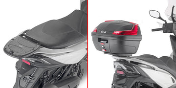 Kymco Agility 300-350 R16 [GIVI] - Support top case pour valises MONOLOCK® utiliser celui fourni dans la valise