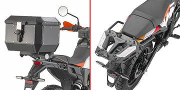 KTM 390 Adventure R [2025–2026] – Topcaseträger Monokey oder Monolock