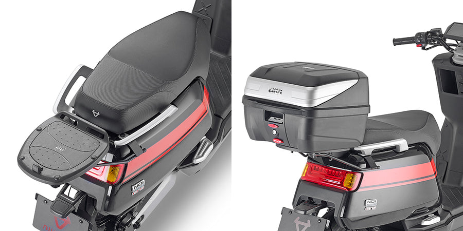 Niu NQI [GIVI] - Support de topcase pour valises MONOLOCK®, utilisez la plaque MONOLOCK® incluse dans la valise