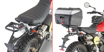 Fantic Caballero Scrambler 250 [2018-2023] - support de top case pour top case Monolock, noir