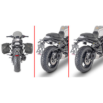 Benelli Leoncino 800 [2022–2026] – REMOVE-X Abstandshalter, abnehmbar für Satteltaschen