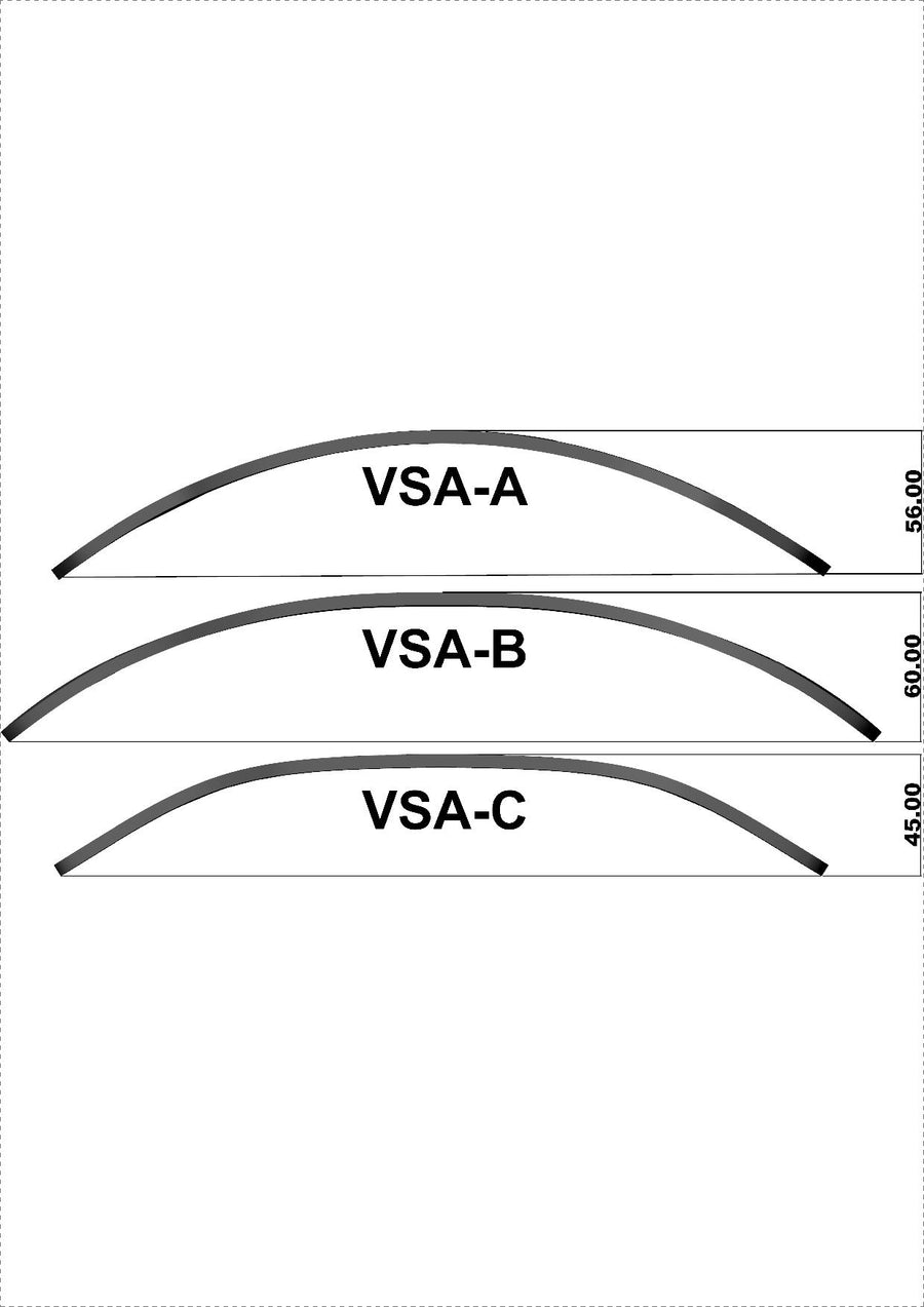 BMW VSA-TYP B (33/22 CM) – Vario-Spoiler--Aufsatz "VSA-B" inkl. Klemme