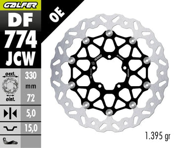 Ducati 1100 Panigale V 4 S [2025-2026] - BREMSSCHEIBE FLOATECH WAVE – Bild 2